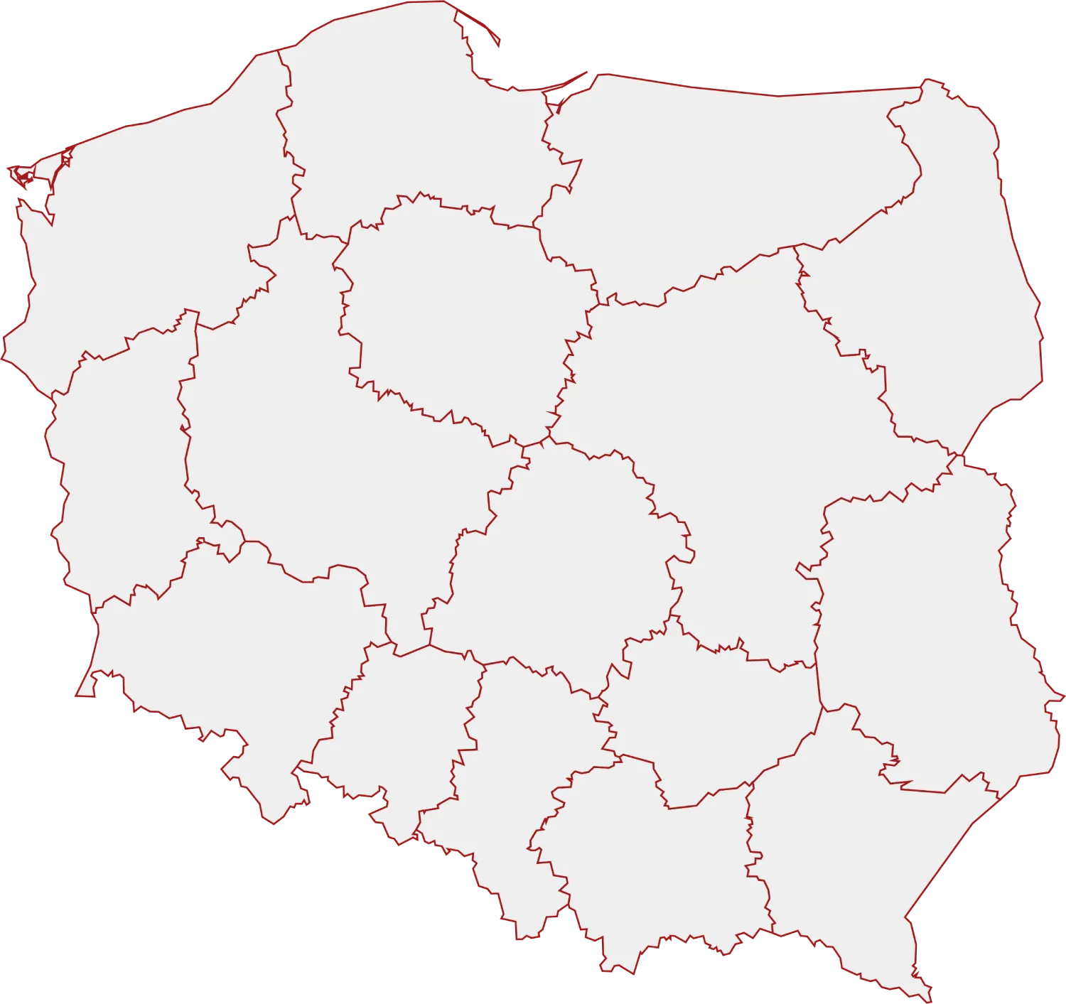 mapa polski